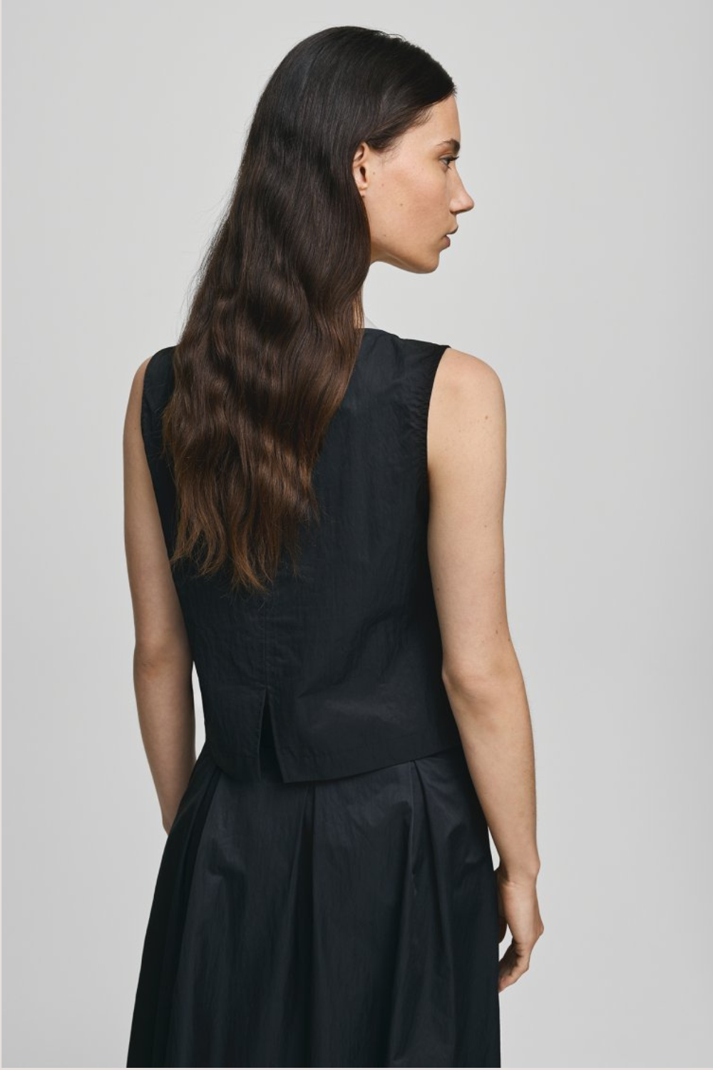 MSCH Javeria Camilla SL Top | Black