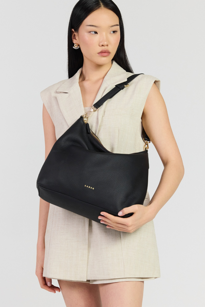Miki Shoulder Bag | Black Luxe