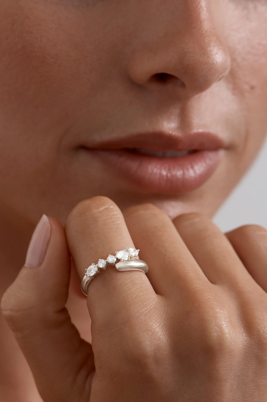 Sterling Silver Guided by the Stars Ring