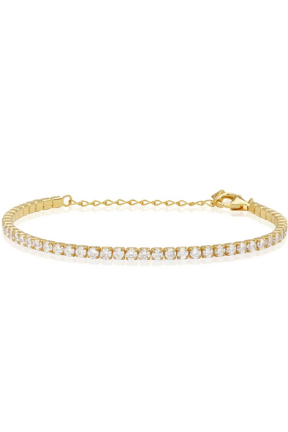 Aspen Tennis Bracelet | Gold
