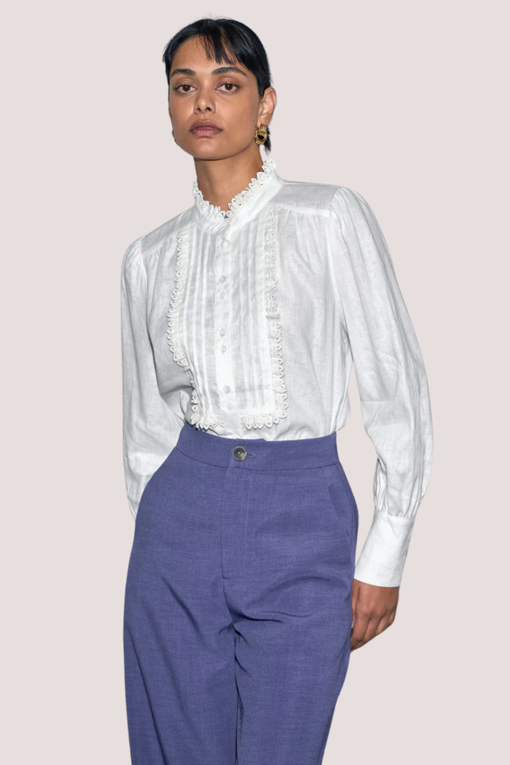 Haze Top | Porcelain