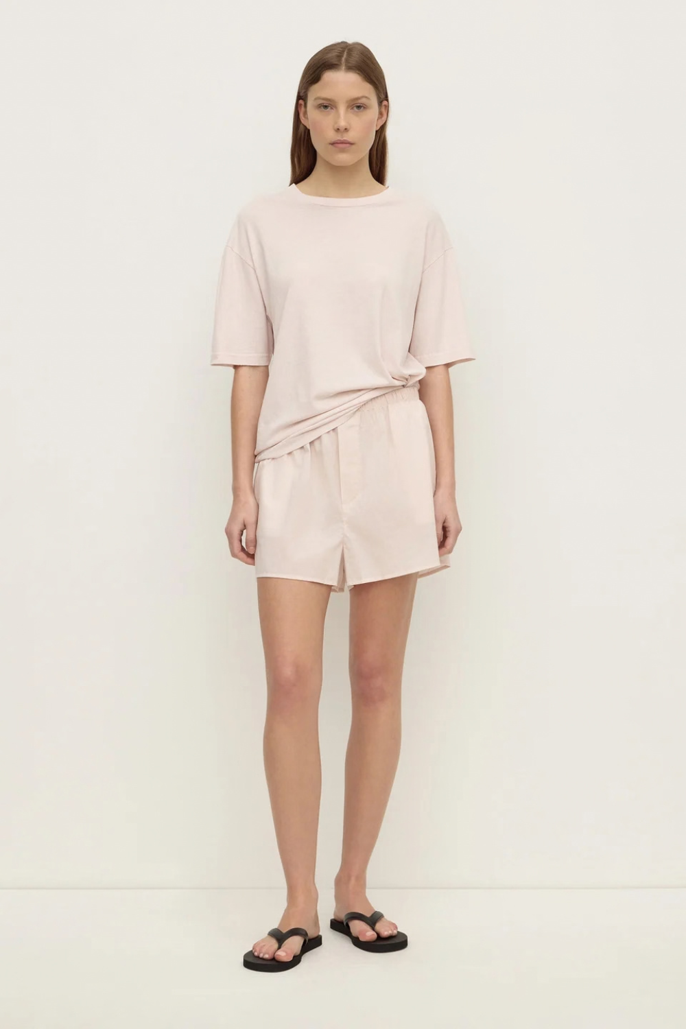Kira Cotton Hemp Tee | Soft Rose