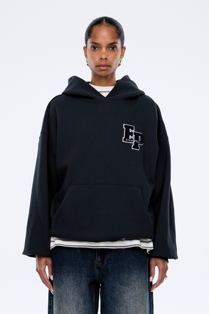 Cassie Oversized Hoodie | Washed Midnight
