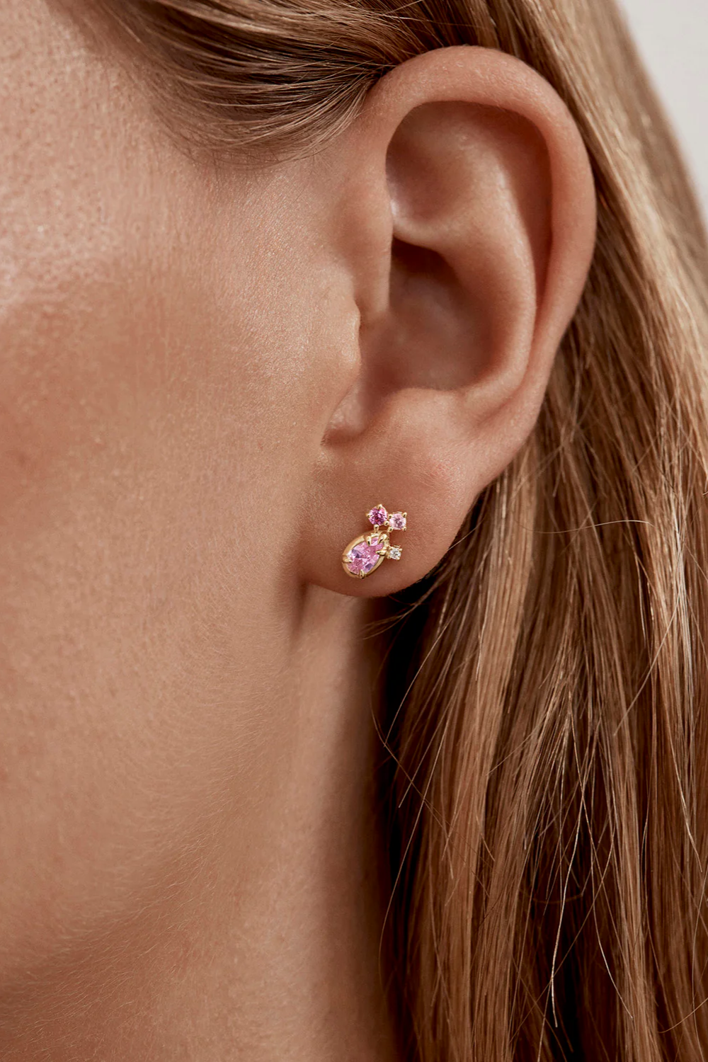 18k Gold Vermeil Awaken Love Stud Earrings
