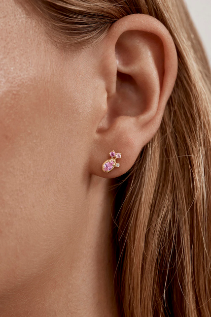 18k Gold Vermeil Awaken Love Stud Earrings