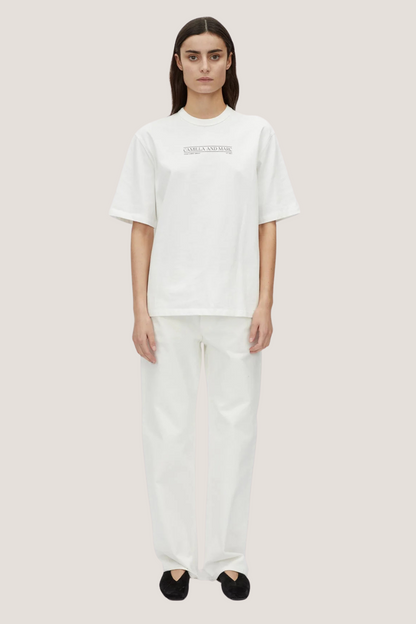 Rigel Logo Tee | Soft White