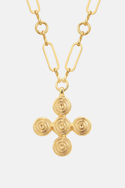 Spirale Pendant Necklace | Gold