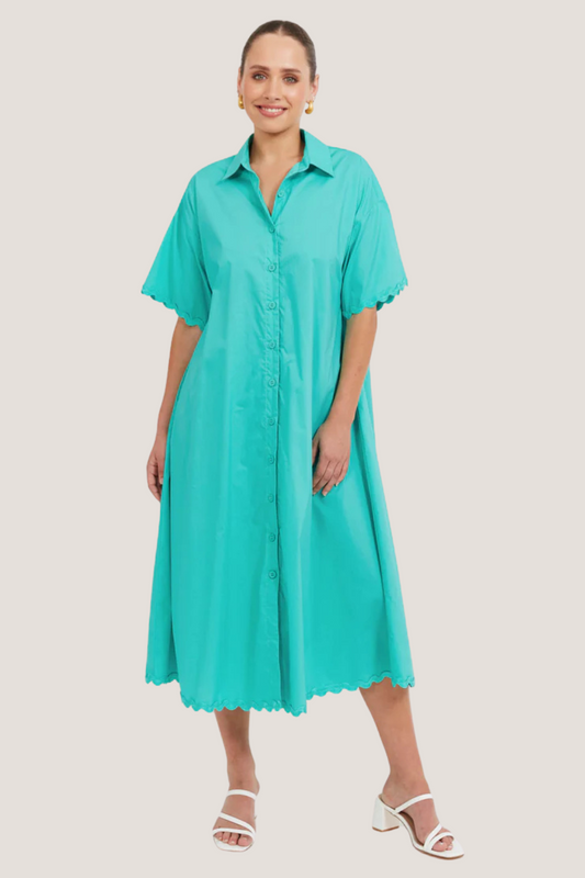 Brasillia Shirt Dress | Mint