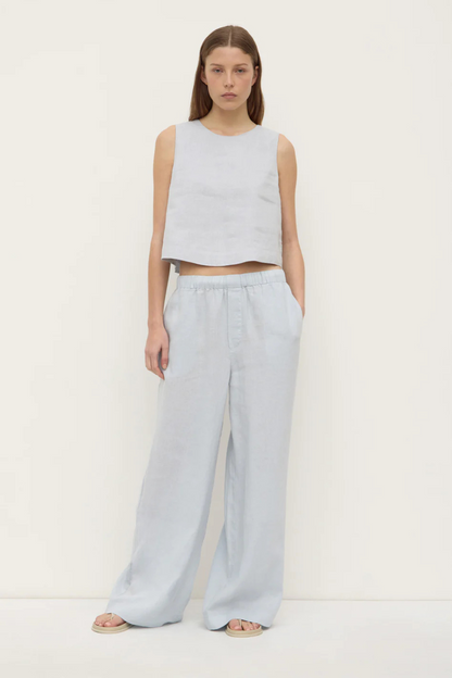 Estelle Linen Top | Cloud