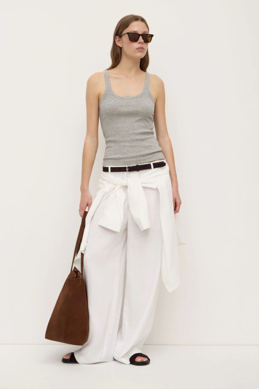 Everyday Linen Pant | White