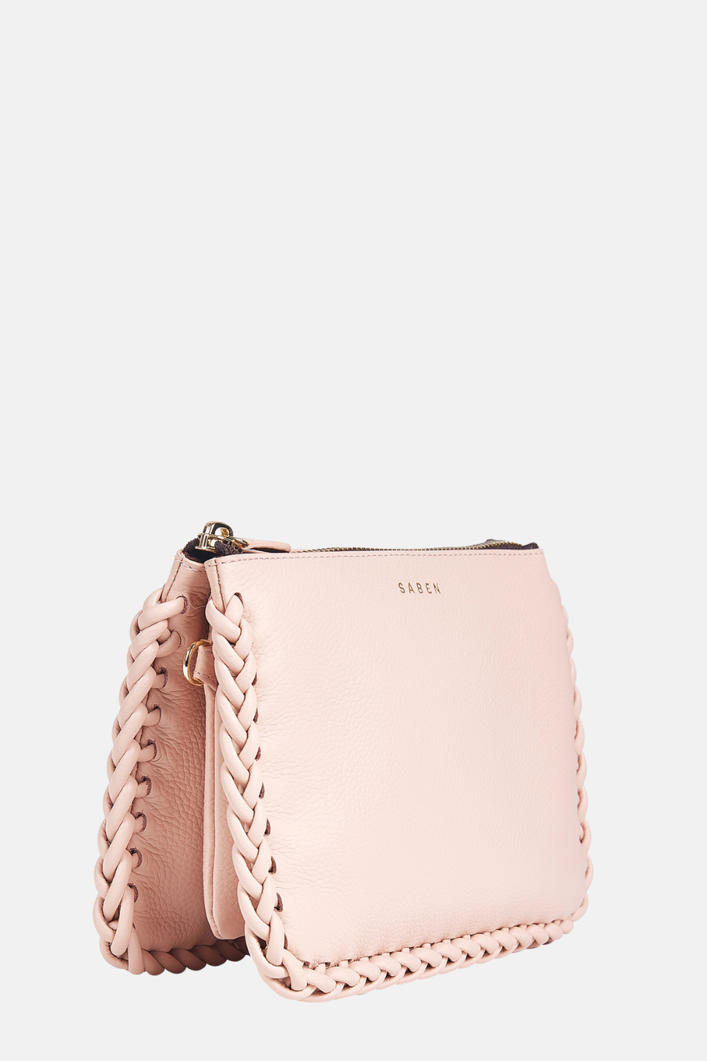 Tilly's Big Sis Crossbody | Blush Plait Edge