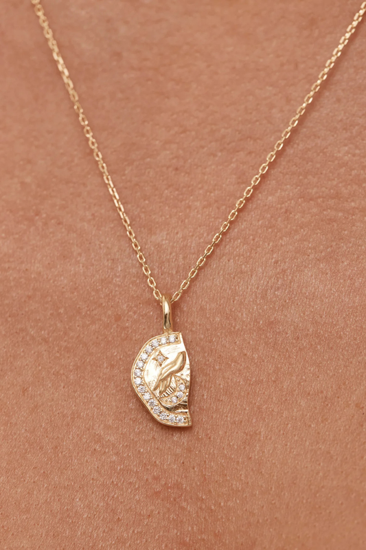 18k Gold Vermeil Together We Are Magic Necklace - My Moon