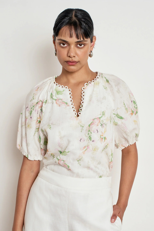 Perceive Top | Painterly Bloom