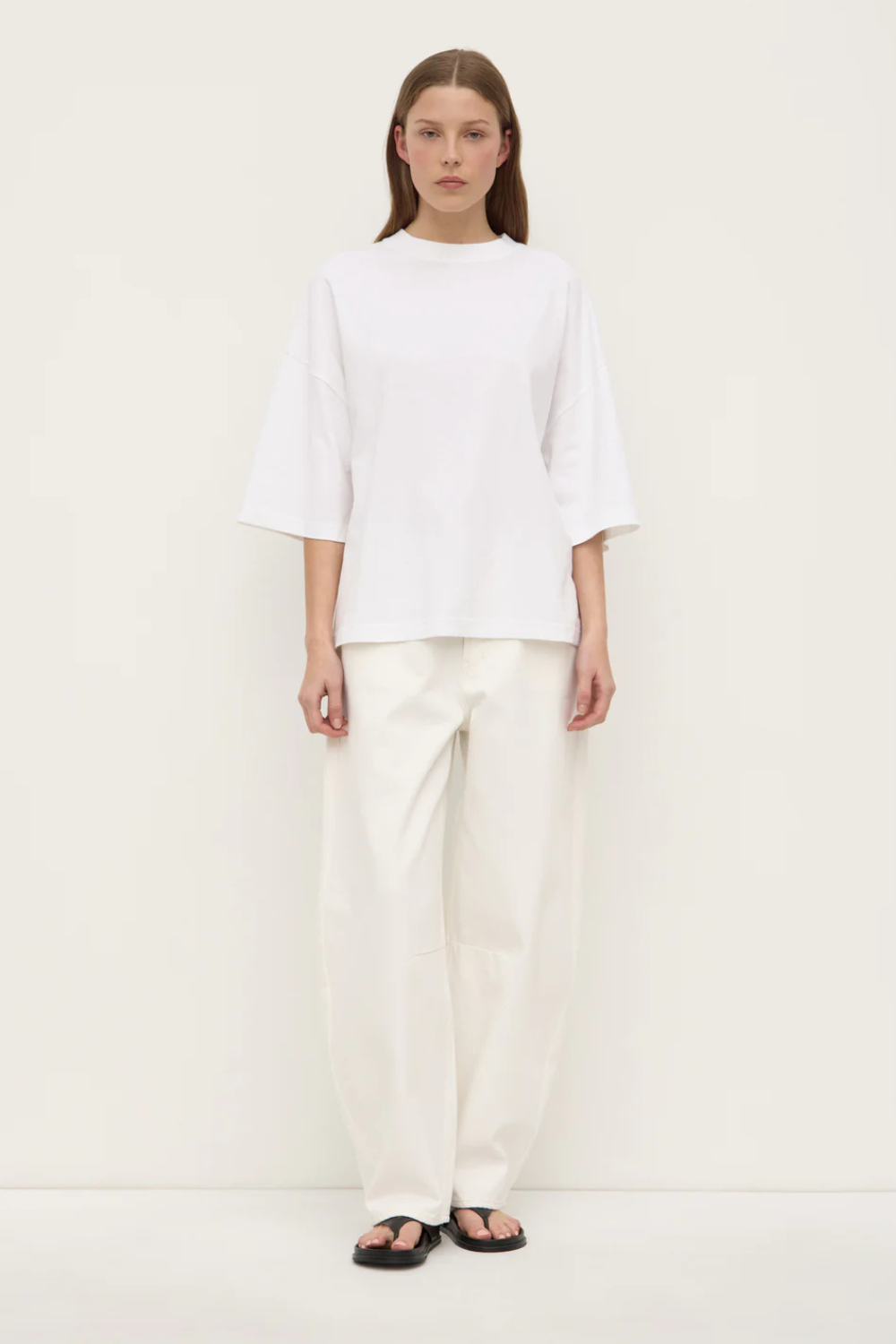 Max Cotton Oversized Tee | White