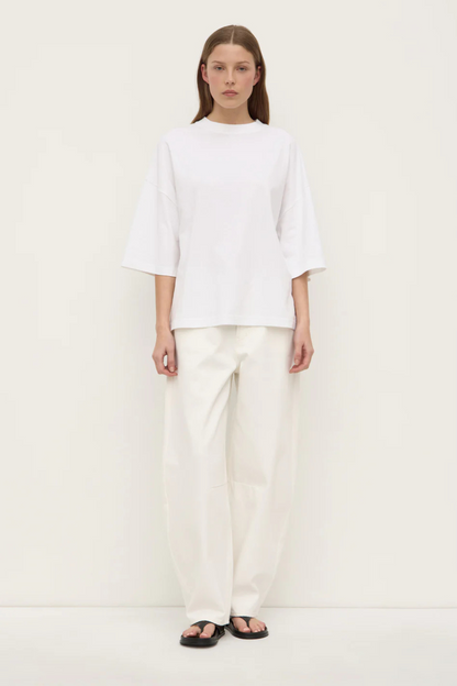 Max Cotton Oversized Tee | White