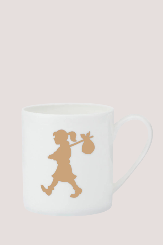 Runaway Mug White w Gold Foil