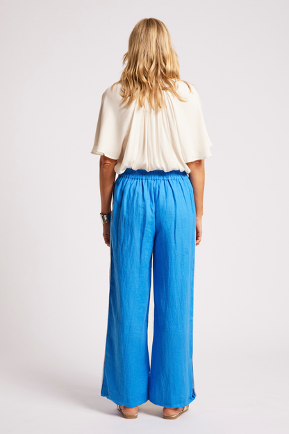 Maris Splice Pant | Marine/White