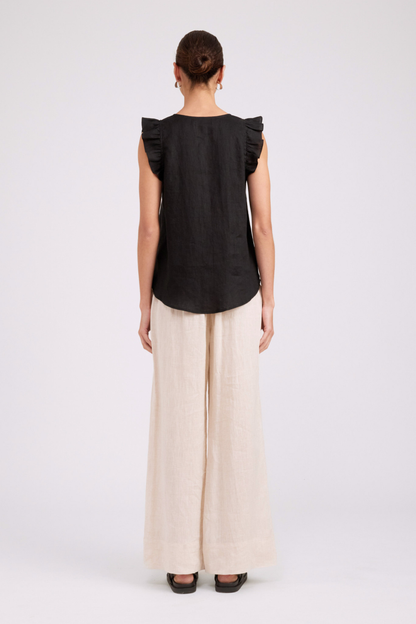 Studio Frill Tank | Black