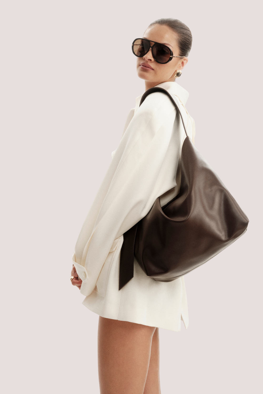 Sisa Shoulder Bag | Chocolate Crinkle