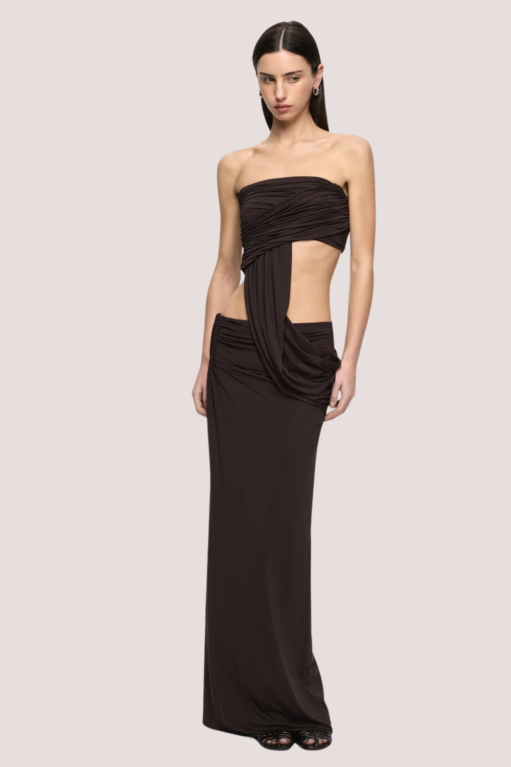 Niko Maxi Skirt | Drk Chocolate