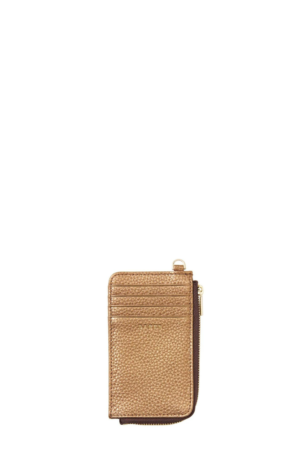 Winona Card Holder | Brushed Bronze