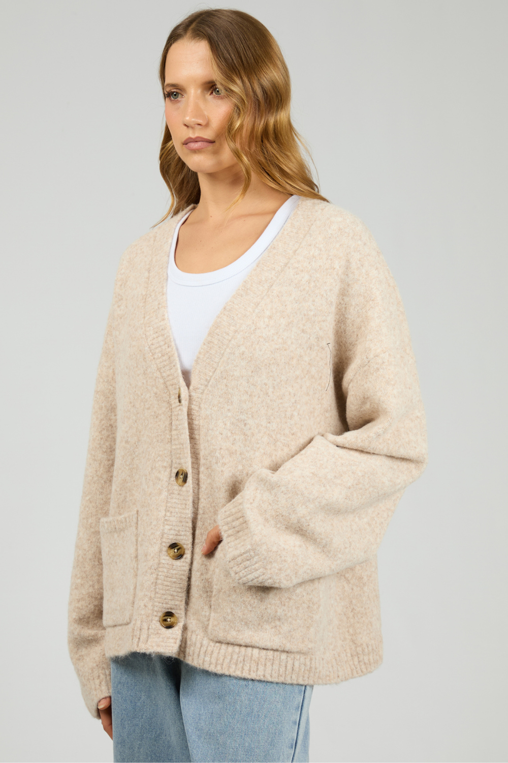 Willow Knit Cardigan | Oat