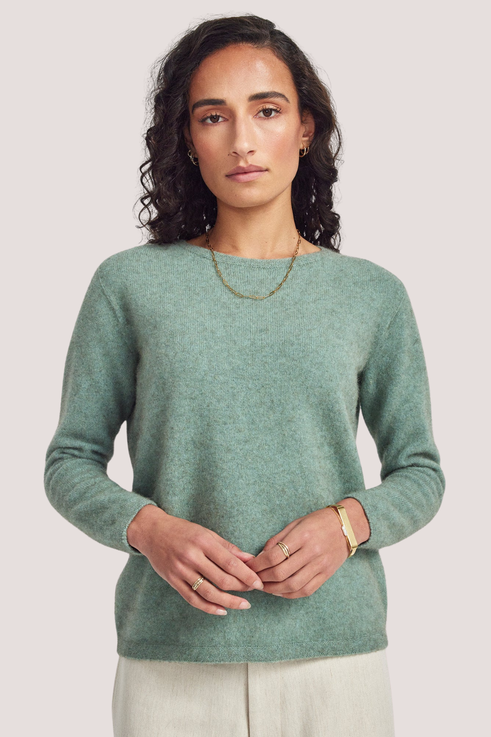 Michelle Sweater | Eggshell