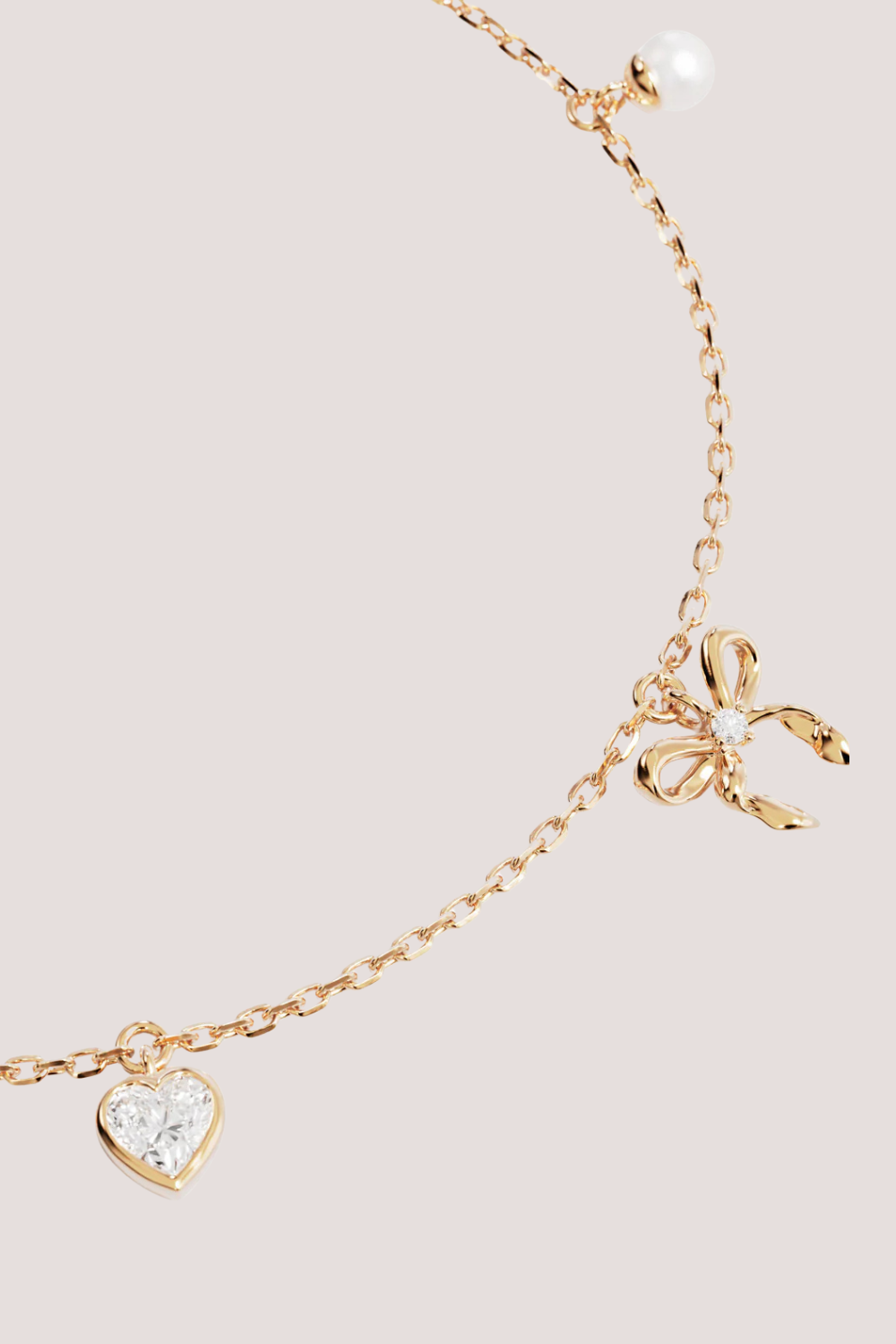 18k Gold Vermeil Forever Yours Charm Bracelet