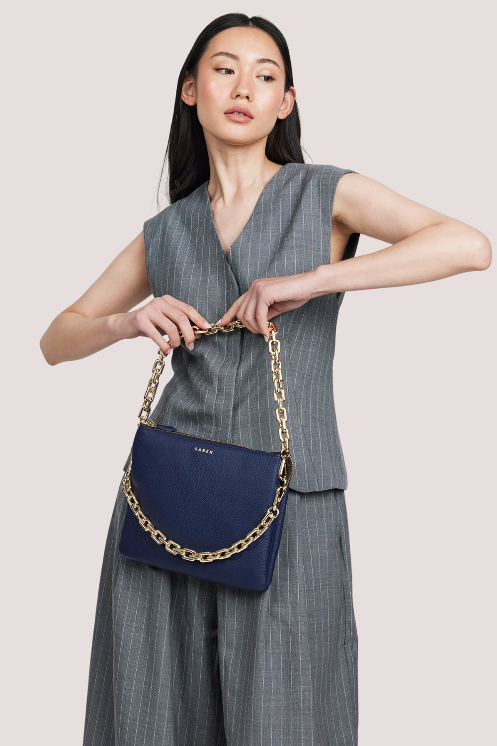 Feature Shoulder Strap Gold Chunky