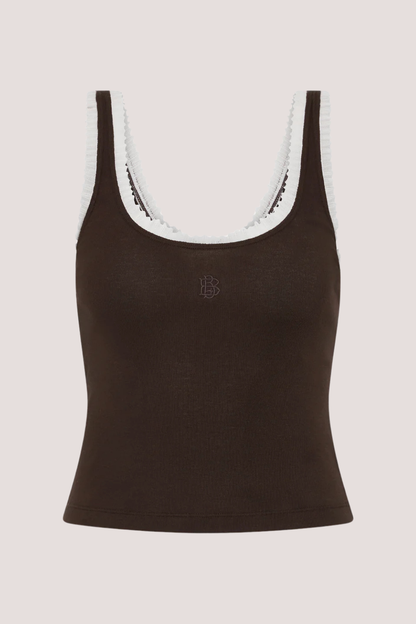 Moneta Tank | Dark Chocolate
