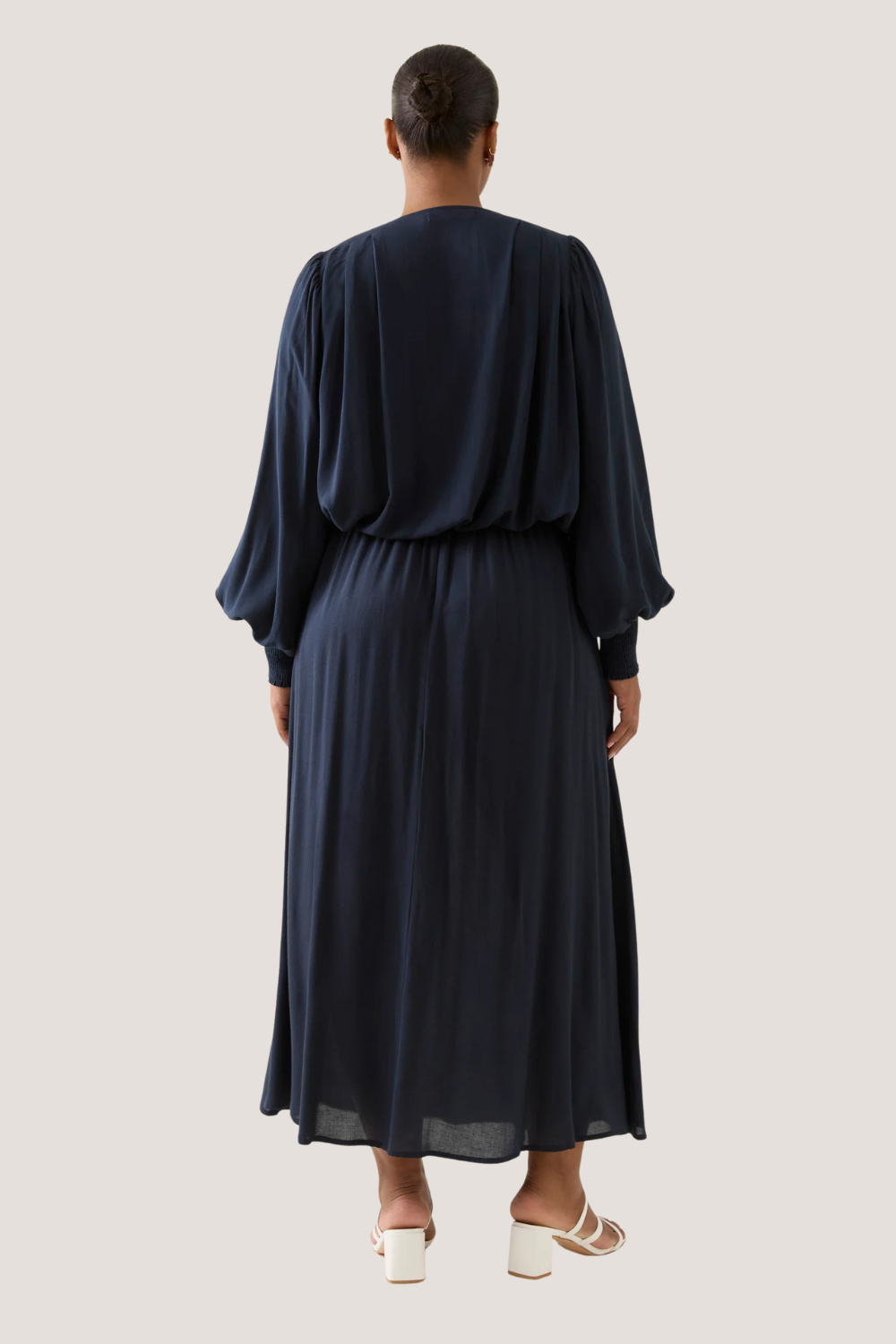 Oline Cropped Top | Navy