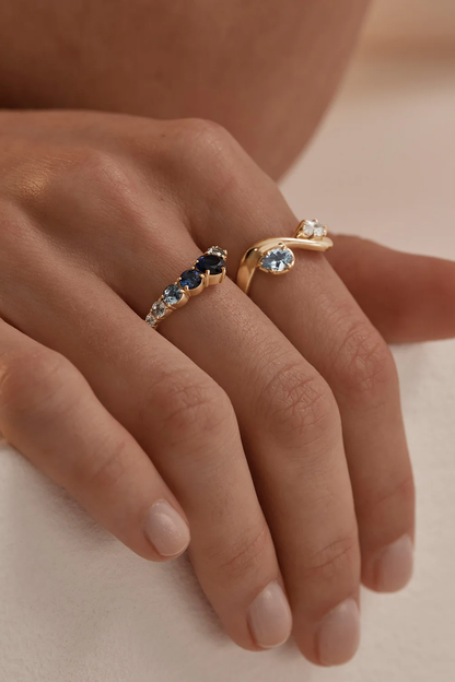 18k Gold Vermeil With Freedom I Become Ring