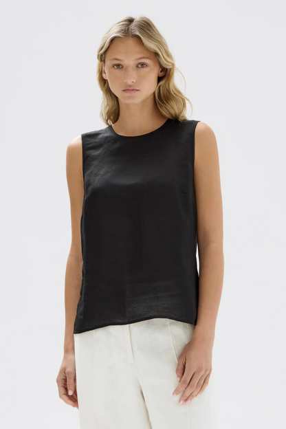 Sabrina Silk Blend Tunic | Black