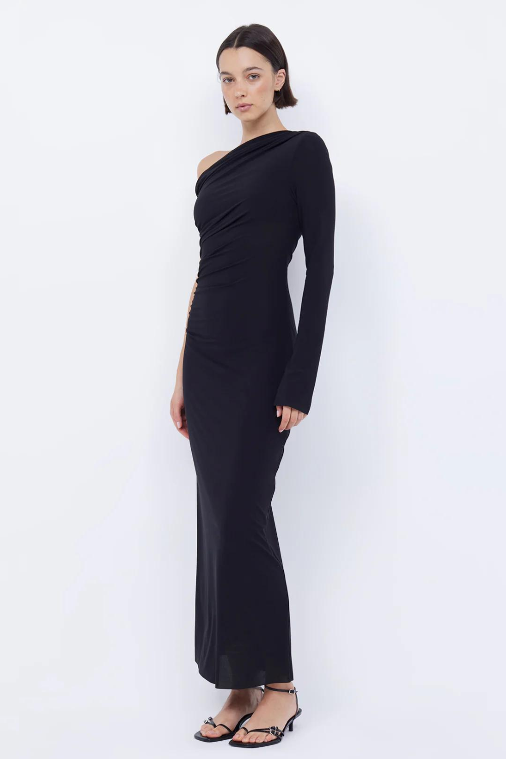 Nabila Asym Midi Dress