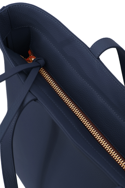 Tilbury Shoulder Bag | Midnight Blue + Bronze