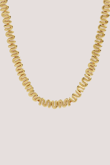 MUM Chain Necklace | Gold