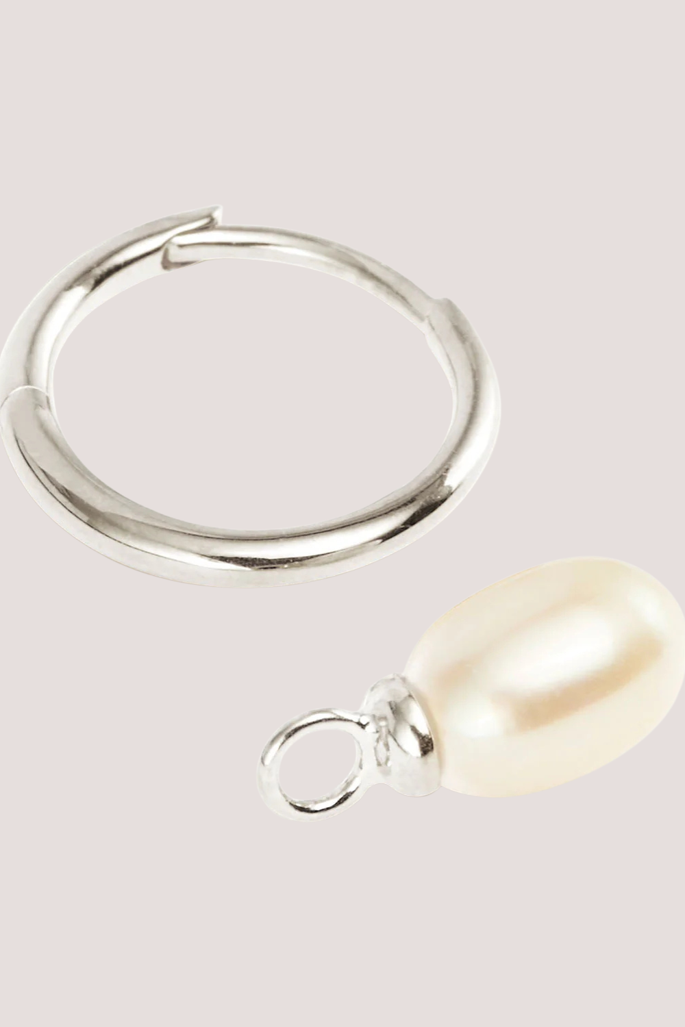 Sterling Silver Live in Peace Hoop Earrings