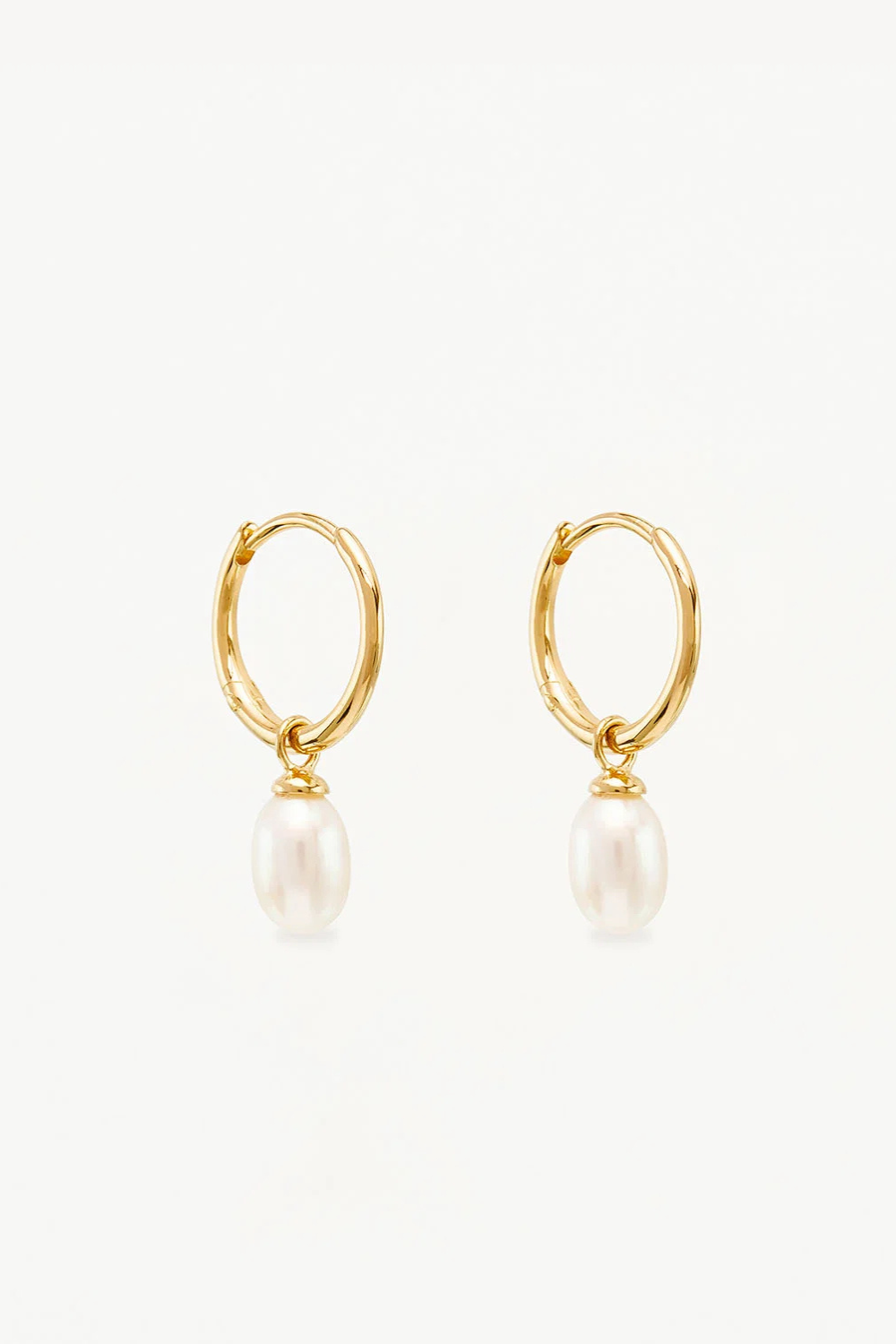18k Gold Vermeil Live in Peace Hoop Earrings