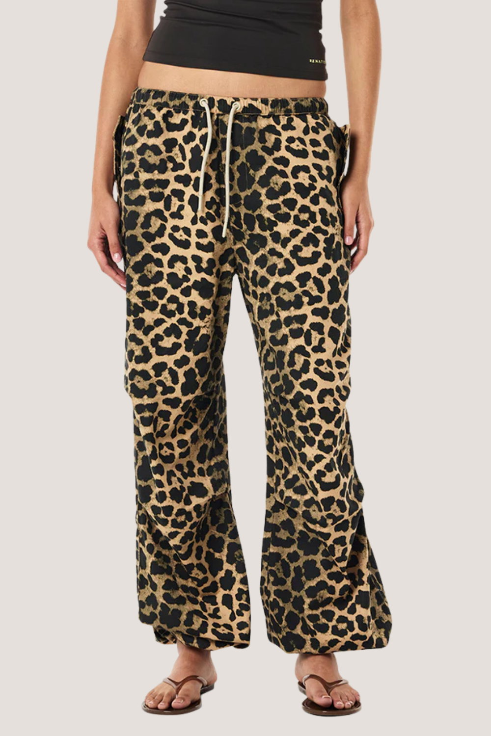 Discovery Cotton Pant | Leopard Print