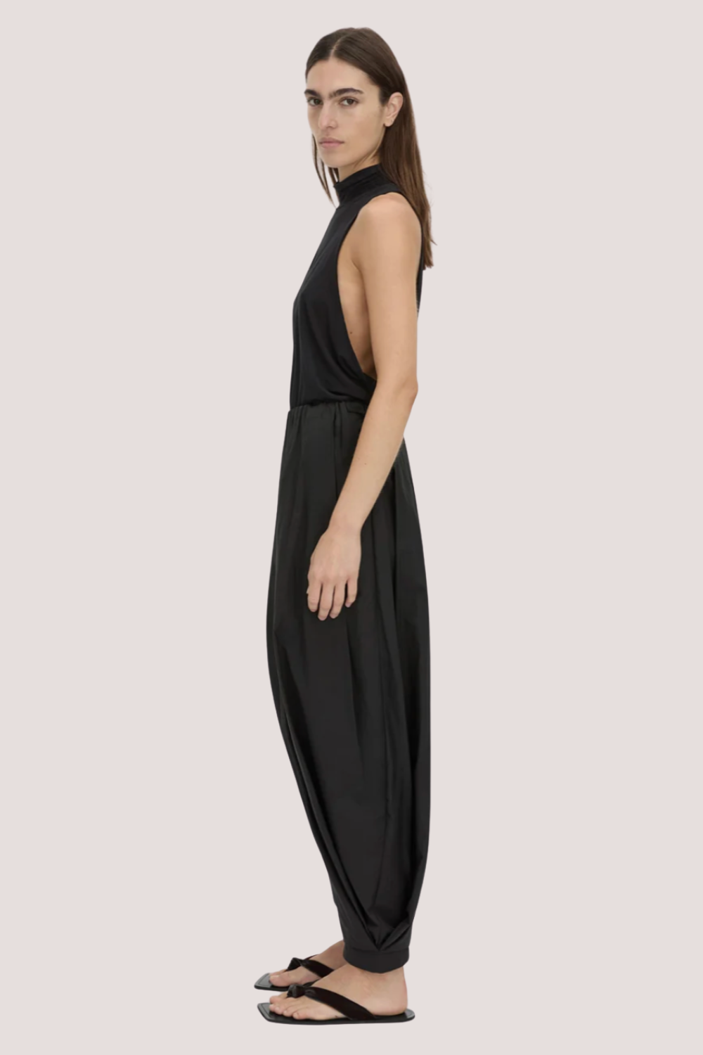 Rhia Balloon Leg Pant | Black