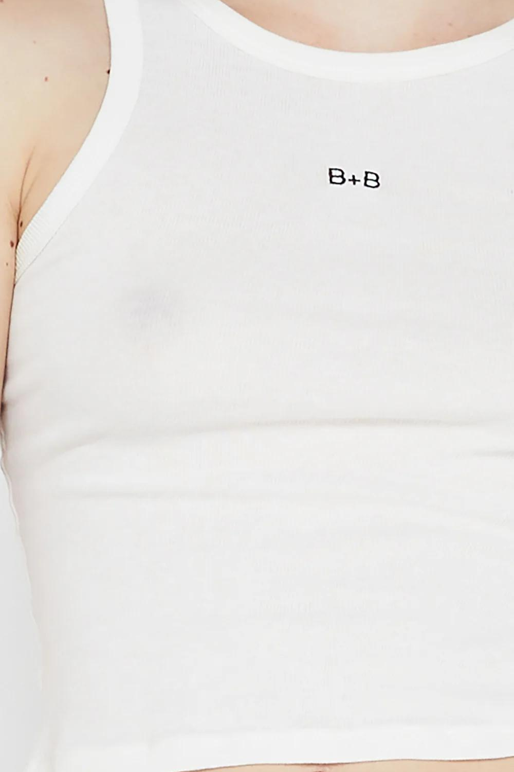 B+B Racer Tank | Ivory
