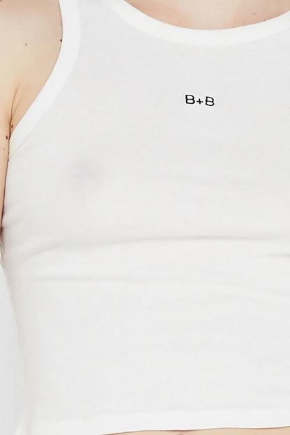 B+B Racer Tank | Ivory