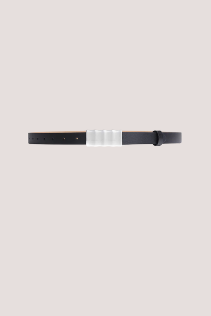 Snail Belt | Noir/Silver