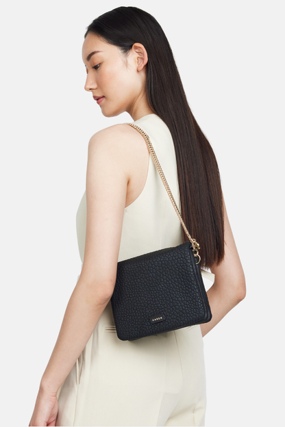 Fox Crossbody Bag | Black Bubble