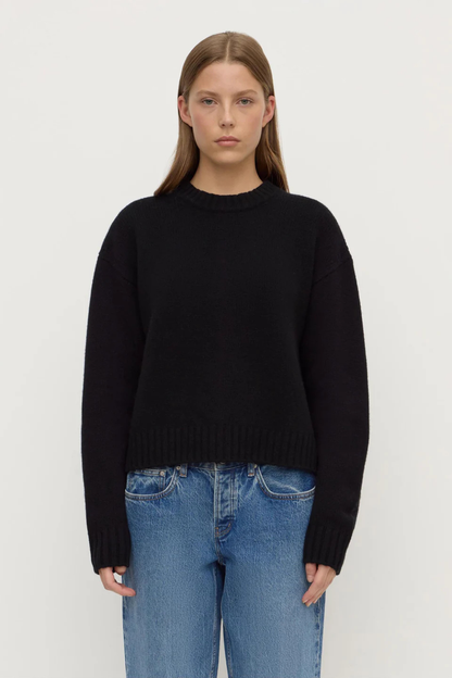 Beau Merino Wool Knit | Black