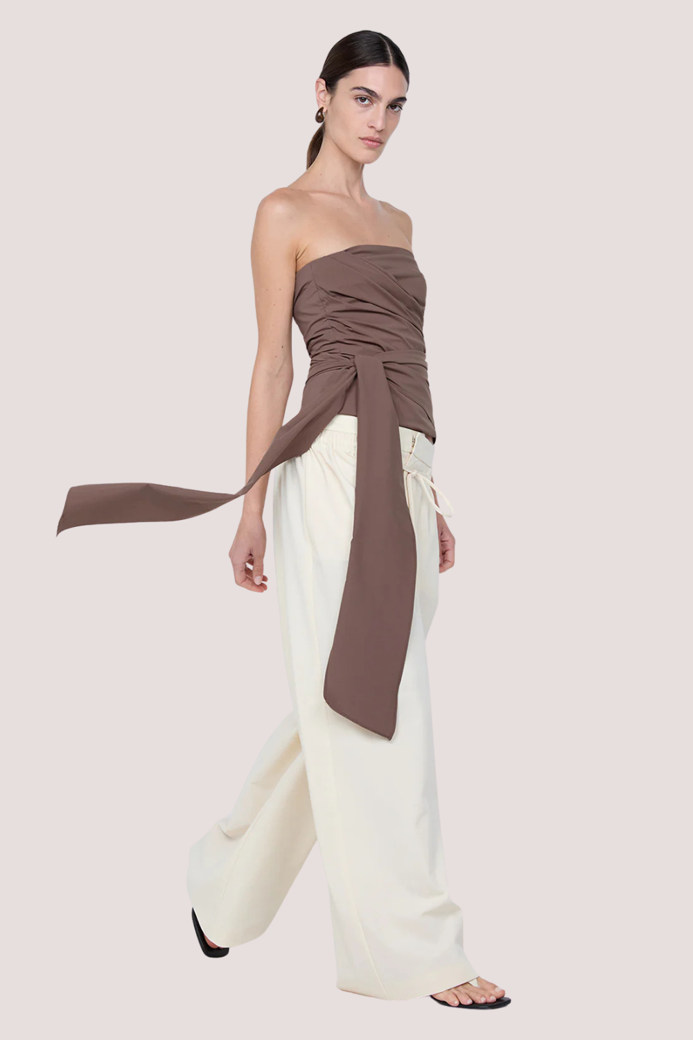 Belle Strapless Top | Milk Chocolate