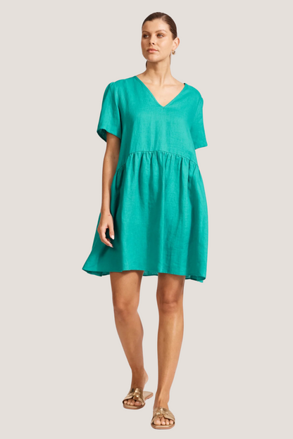 Miramar Midi Dress | Lagoon