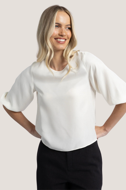 Ivy Blouse | Ivory