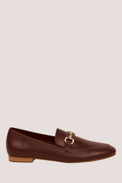 Leila Loafer | Chocolate Calf