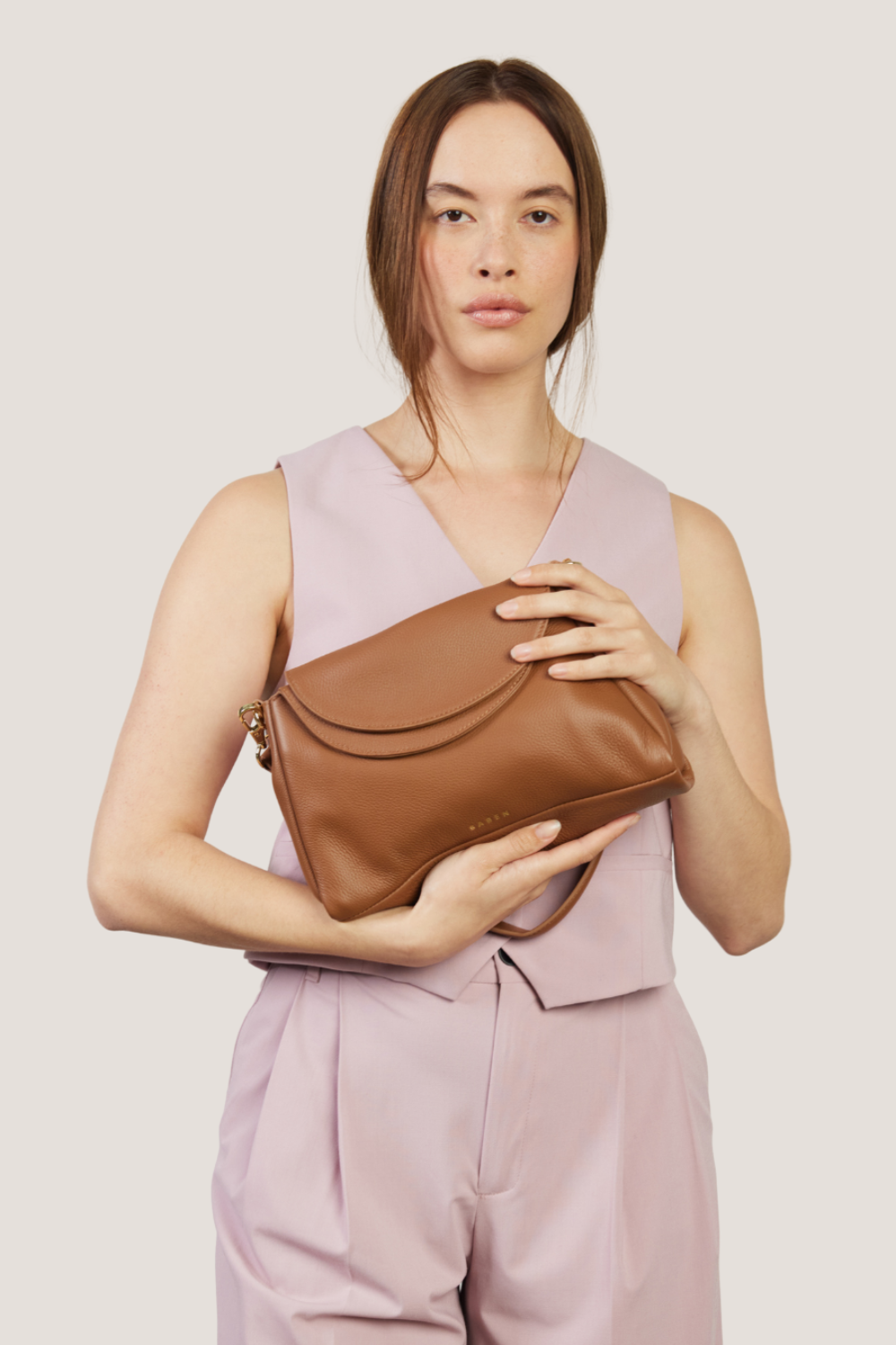 Beckett Shoulder Bag | Tan Luxe